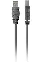 Belkin Components F3U154 10 10 Feet USB 2.0 Printer Cable 1 x 4 pin Type A USB Male 1 x 4 pin Type B USB Male Grey