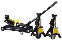 Torin T82253w Black Jack Trolley Jack With 2 Stands