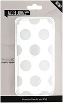Accellorize Classic Series 890968003201 00320 Case for iPhone 5C White Dot