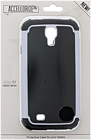 Accellorize Classic Series 890968161130 16113 Case for Samsung Galaxy S4 Black White