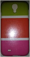Couture 890968405821 Case for Samsung Galaxy S4 Green Orange and Pink