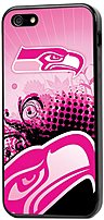Team ProMark Bump Series WBI5NF27 Licensed NFL Seattle Seahawks Case for iPhone 5 5S Pink