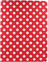 Accellorize 890968161277 16127 Snap On Case for iPad Mini Red White Dot