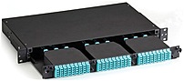 Black Box FOEN50HD 3H 1U High Density Fiber Optic Enclosure 3 x HD Slots in 1U