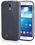 V7 Flexslim Case for Galaxy S4 Flexible and Sleek Semitransparent Finish Smartphone Gray Thermoplastic Polyurethane TPU PD13GRY 14N