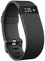 Fitbit Charge HR FB405BKL Activity Tracker with Heart Rate Monitor - Large - Black