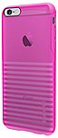 Incipio IPH 1198 NEONPNK Rival Co Molded Transparent Textured Case for iPhone 6 Plus iPhone Translucent Neon Pink Textured Stripe Plextonium Polycarbonate Flex2O Thermoplastic Polyurethane TPU