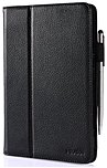 I-blason 797435147393 Slim Book Carrying Case (book Fold) For Ipad Mini 3, Ipad Mini With Retina Display - Black - Synthetic Leather - Hand Strap