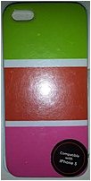 Couture 890968405609 Case for iPhone 5 Green Orange Pink