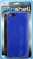 Fon Shell 811435018115 Hardshell Case for iPhone 5 2 Pack Black Blue