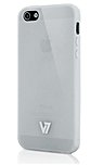 V7 PA13FW 2N ULTRATHIN FLEXIBLE TPU COVER WHT iPhone White Translucent Matte Thermoplastic Polyurethane TPU