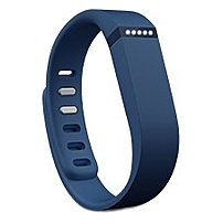 Fitbit Flex Wireless Activity   Sleep Wristband - Wrist - Accelerometer - Alarm - Heart Rate - Bluetooth - Bluetooth 4.0 - Near Field Communication - 120 Hour - Navy - Elastomer, Stainless Steel Clasp - Tracking, Health & Fitness - Water Resistant Fb401nv