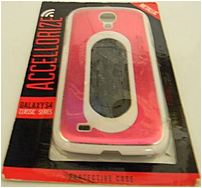 Accellorize 890968406231 i337 Metallic Protective Case with Stand for Samsung Galaxy S3 Pink