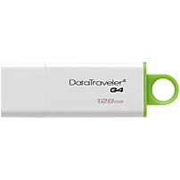 Kingston 128GB DataTraveler G4 USB 3.0 Flash Drive 128 GBUSB 3.0 Green White DTIG4 128GB