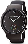Runtastic RUNMOBA1 Moment Basic Activity Tracker Wrist Calories Burned Bluetooth 0.79 quot; 0.59 quot; 1.69 quot; Black Stainless Steel Case Silicon Band Glass Mineral Crystal Health Fitness Water Pro