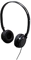 Travel Time Acc1206 Folding Lightweight Headphones -  Black