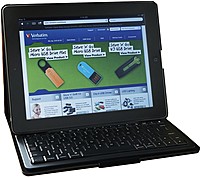 Verbatim 023942980216 Folio Slim Case with Keyboard for Apple iPad 2 3 4 Bluetooth