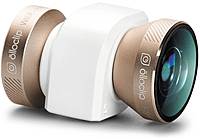 Olloclip Fisheye/wide Angle/macro 4-in-1 Photo Lens - For Iphone 5/5s & Ipod Touch 5th - Gold Lens - Ocea-iph5-fw2m-gdw