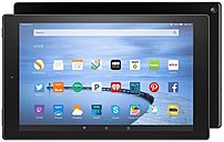 Amazon Fire HD 10 KNDFRHD16W10IN 10 inch Tablet PC MediaTek 2 at 1.5 GHz 2 at 1.2 GHz Quad Core Processor 1 GB RAM 16 GB Storage Wi Fi Fire OS 5 Bellini Black