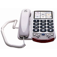 Clarity P300 Standard Phone - Corded - 1 X Phone Line - Hearing Aid Compatible P-300