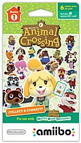 Nintendo Animal Crossing Nvlema6a Amiibo Cards Series 1 - 6 Pack