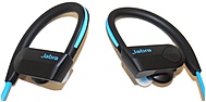 Jabra Sport Pace Wireless Earset Stereo Blue Black Wireless Bluetooth 32.8 ft 32 Ohm 100 Hz 10 kHz Earbud Binaural In ear 100 97700002 02