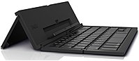 ZAGG Pocket Keyboard Wireless Connectivity Bluetooth English US Compatible with Smartphone Tablet Black UNIPOC BK0