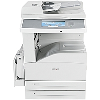 Lexmark 19Z0102 X860DHE 3 Multifunction Printer Monochrome 55 ppm Mono 1200 x 1200 dpi Printer Scanner Copier