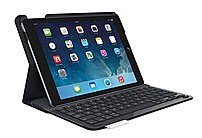Logitech 920 006909 Keyboard Cover Case for iPad Air Black Bump Resistant Interior Ding Resistant Interior Damage Resistant Interior Fabric 7.3 quot; Height x 10.2 quot; Width x 0.7 quot; Depth