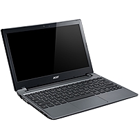 Acer C710 2055 NU.SH7AA.008 Chromebook PC Intel Celeron 847 1.1 GHz Dual Core Processor 4 GB DDR3 SDRAM 320 GB Hard Drive 11.6 inch Display Chrome OS