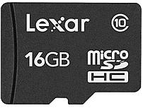Lexar LSDMI16GAT 16 GB microSD Memory Card Black