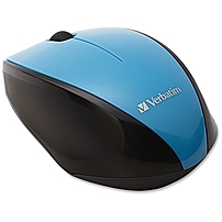 Verbatim Wireless Notebook Multi-trac Blue Led Mouse - Blue - Blue Optical - Wireless - Radio Frequency - Blue - Usb 2.0 - Scroll Wheel - 2 Button(s) 97993