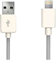 Just Wireless 705954054375 3 Feet USB Cable with Lightning Cable White