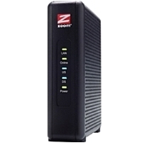 Zoom Telephonics 5345 00 03 DOCSIS 3.0 High Speed Cable Modem Black
