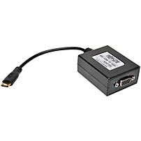 Tripp Lite Mini HDMI to VGA Converter Adapter Smartphone Tablet Ultrabook - HDMI\/VGA - 6\