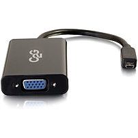 C2G HDMI Micro Male to VGA and Stereo Audio Female Adapter Converter Dongle - HDMI\/Mini-phone\/VGA for Audio\/Video Device, Notebook, Monitor, Speaker - 8\