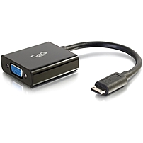 C2G HDMI Mini Male to VGA Female Adapter Converter Dongle - HDMI\/VGA for Video Device, Notebook, Monitor - 8\