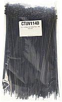 Avidity CTUV1140 11.0 inch Number 40 UV Cable Ties 500 Items Black