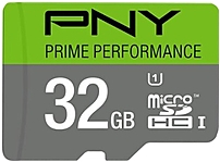 PNY Technologies P SDU32GU160GW 32 GB Prime Performance Class 10 Micro SD Memory Card
