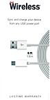 Just Wireless 05439 6 Feet Micro USB Cable Micro USB to USB White