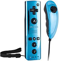 POWER A 617885003646 Chromatic Plus Controller Set For Wii Blue
