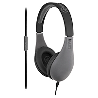 Ifrogz Audio Coda Headphones With Mic Gray - Stereo - Gray - Mini-phone - Wired - 32 Ohm - 20 Hz - 20 Khz - Over-the-head - Binaural - Circumaural - 3.94 Ft Cable If-cod-gry