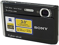 Sony Cyber shot DSC T70 B Digital camera compact 8.1 Mpix optical zoom 3 x supported memory MS Duo MS PRO Duo black