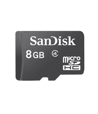 SanDisk SDSDQB 008G AW46 8 GB microSD Card with Adapter Class 4 Black