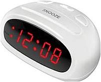 UPC 049353733999 product image for Sharp 049353733999 Digital LED Alarm Clock - White | upcitemdb.com