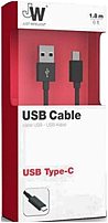 Just Wireless 05462 6 Feet USB C Charging Cable Black