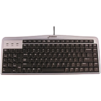 Evoluent 852153020028 Kb1 Silver Evoluent Slimline Keyboard - Cable Connectivity - Usb Interface - Compatible With Computer (pc, Mac)
