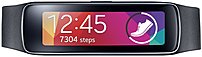 Samsung Gear Fit SM-R3500ZKAXAR Activity Tracker/Smartwatch - 1.84-inch Super AMOLED Display - 128 x 432 - Bluetooth 4.0 - Charcoal Black