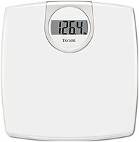 Taylor 077784023020 Digital 1.2 inch LCD Scale with Antimicrobial Platform White