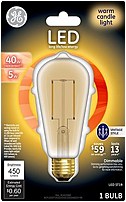 GE 043168330244 40 Watt Vintage Style LED Light Bulb
